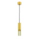 ^PENDANT LUMINAIRE 1XGU10 DOHA GOLD METAL IP20 D6XD8XH150CM YL22291PSG