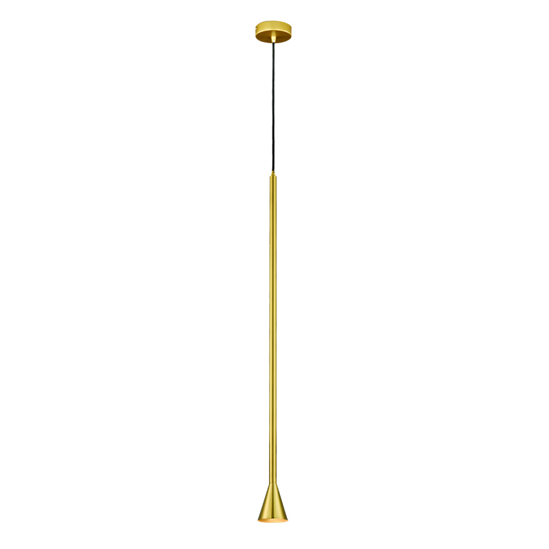 ^PENDANT LUMINAIRE 1ΧGU10 CLOUZOT GOLD METAL IP20 D7,5XD10XH190CM YL22801PGD