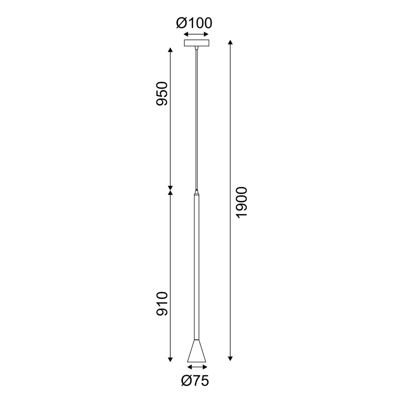 ^PENDANT LUMINAIRE 1ΧGU10 CLOUZOT BLACK METAL IP20 D7,5XD10XH190CM YL22801PBK ^PENDANT LUMINAIRE 1ΧGU10 CLOUZOT BLACK METAL IP20 D7,5XD10XH190CM YL22801PBK