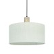 ^PENDANT LIGHTING 1ΧΕ27 CHIOS CREAM FABRIC+WOOD D45XH140CM TF20861PC