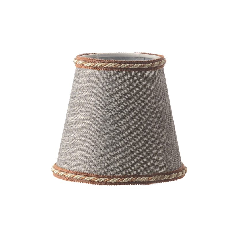 GREY SHADE WITH PIPING AND BASE FOR E14 DL831SHE14