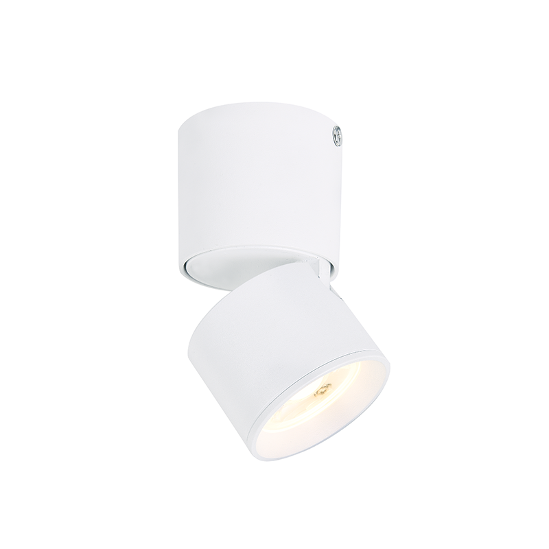 ^WALL MOUNTED LIGHTING LED 5W COB 80° 3000K 400LM WHITE ALUMINUM D5,6XH10CM PLUTO RA33LEDS6WH