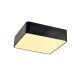 ^CEILING LUMINAIRE LED 40W 3200LM 3000K BLACK METAL 48X48XH13CM EMERY V28LEDC48BK