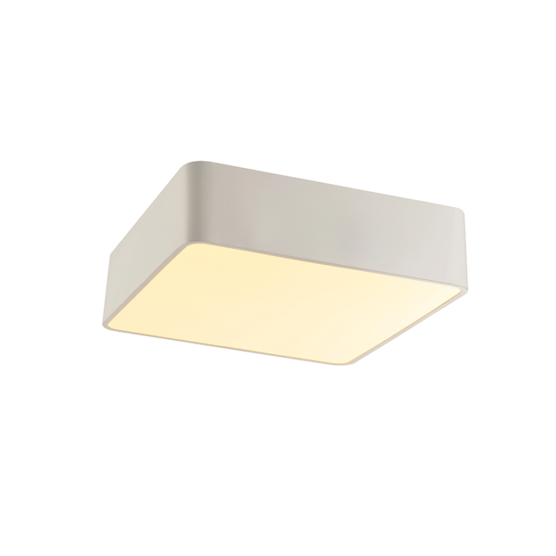 ^CEILING LUMINAIRE LED 40W 3200LM 3000K WHITE METAL 48X48XH13CM EMERY V28LEDC48WH