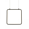 ^PENDANT LUMINAIRE LED 9W 3000K 870LM BLACK METAL 22X11XH129CM SYMETRIA V30LEDP22BK