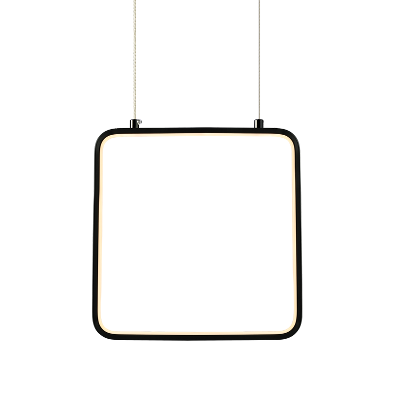 ^PENDANT LUMINAIRE LED 9W 3000K 870LM BLACK METAL 22X11XH129CM SYMETRIA V30LEDP22BK