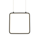 ^PENDANT LUMINAIRE LED 9W 3000K 870LM BLACK METAL 22X11XH129CM SYMETRIA V30LEDP22BK
