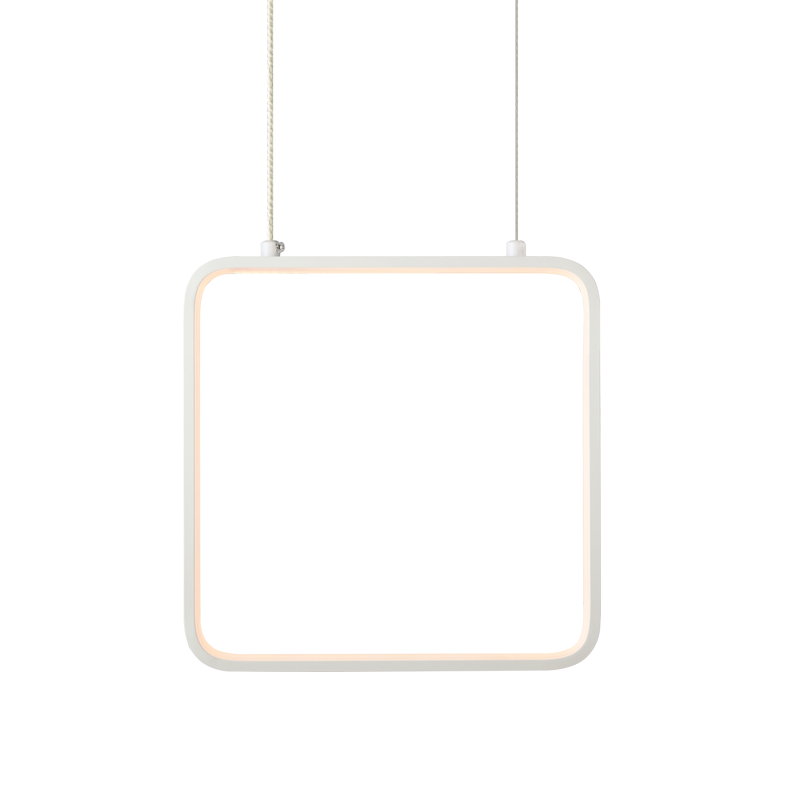 ^PENDANT LUMINAIRE LED 9W 3000K 870LM WHITE METAL 22X11XH129CM SYMETRIA V30LEDP22WH