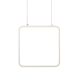 ^PENDANT LUMINAIRE LED 9W 3000K 870LM WHITE METAL 22X11XH129CM SYMETRIA V30LEDP22WH