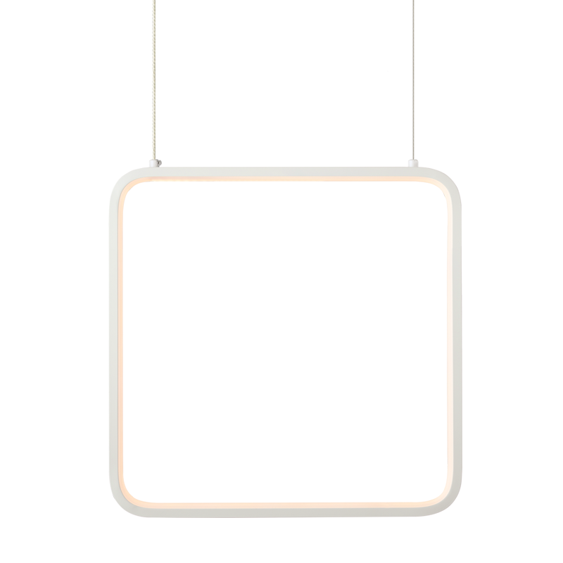 ^PENDANT LUMINAIRE LED 14W 3000K 1330LM WHITE METAL 30X14XH136CM SYMETRIA V30LEDP30WH
