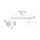 ^ PHASING OUT WALL MOUNTED LUMINAIRE 2ΧGU10 METALLIC WHITE+WOOD 12,4X24X8,7CM MIYAGI GN542CWW