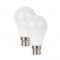 LED A60 B22 230V 14W 6.000K 270° 1220Lm Ra80 DUO PACK B2214CWP