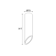 ^WALL LIGHTING 1XGU10 NATURAL CEMENT D7XH32CM FALTSO MK151S32G