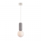 ^TABLE LIGHTING LED 5W 3000K 270LM 230V AC RA80 30.000HRS NATURAL CEMENT D22XH45CM KOZMIC MK421P10G