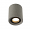 ^CEILING LIGHTING 1XGU10 BLACK CEMENT D8,5XH10CM MONTE MK141S10B