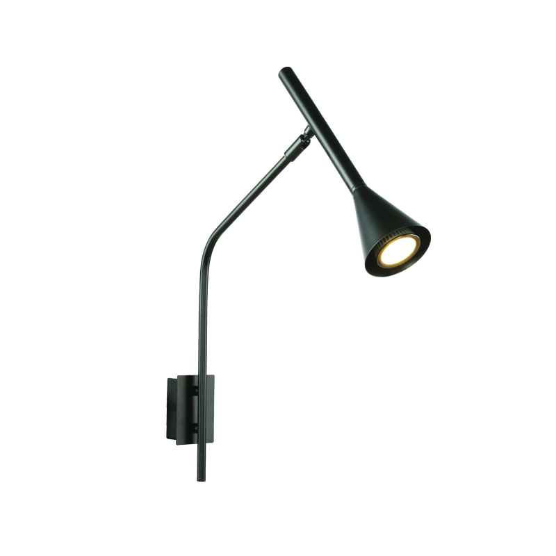 ^WALL MOUNTED LUMINAIRE 1XGU10 CLOUZOT BLACK METAL IP20 40X52X8CM YL22801WBK