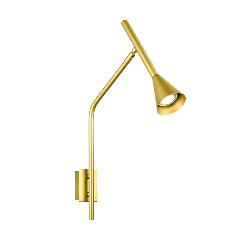 ^WALL MOUNTED LUMINAIRE 1XGU10 CLOUZOT GOLD METAL IP20 40X52X8CM YL22801WGD