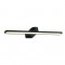 ^WALL MOUNTED LIGHTING LED 16W 4000K 1040LM BLACK  METALLIC IP44 50X12X4CM PHOEBE PN11LEDW504BK