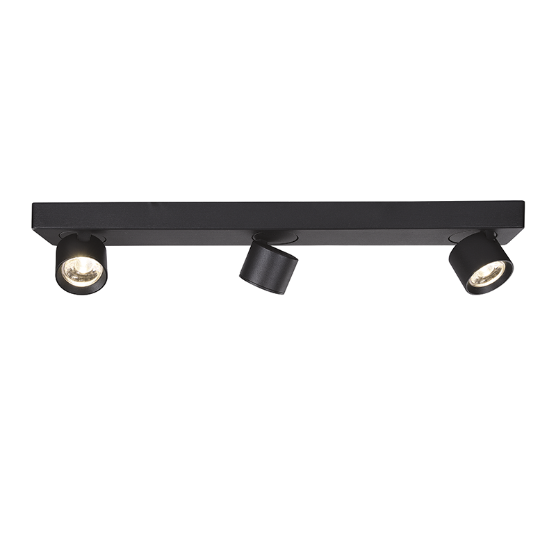 ^WALL MOUNTED LIGHTING LED 15W COB 80° 3000K 1200LM BLACK ALUMINUM 54X7XH10CM PLUTO RA33LEDS54BK