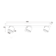 ^WALL MOUNTED LIGHTING LED 15W COB 80° 3000K 1200LM BLACK ALUMINUM 54X7XH10CM PLUTO RA33LEDS54BK