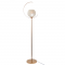 FLOOR UMINAIRE 1ΧΕ27 METAL GOLD + PERLE GLASS Φ35ΧΗ150CM IPARELLE DCR17501F