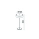 LED SMD TABLE BATTERY LUMINAIRE 3W 200LM 3.000K MATT BLACK 120° CRI80 IP54 TOUCH DIMMABLE LG3903B-300