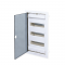 FLUSH MOUNTING ENCLOSURE 36 MODULES TRANSPARENT DOOR 3 ROWS IP40 282U36FP