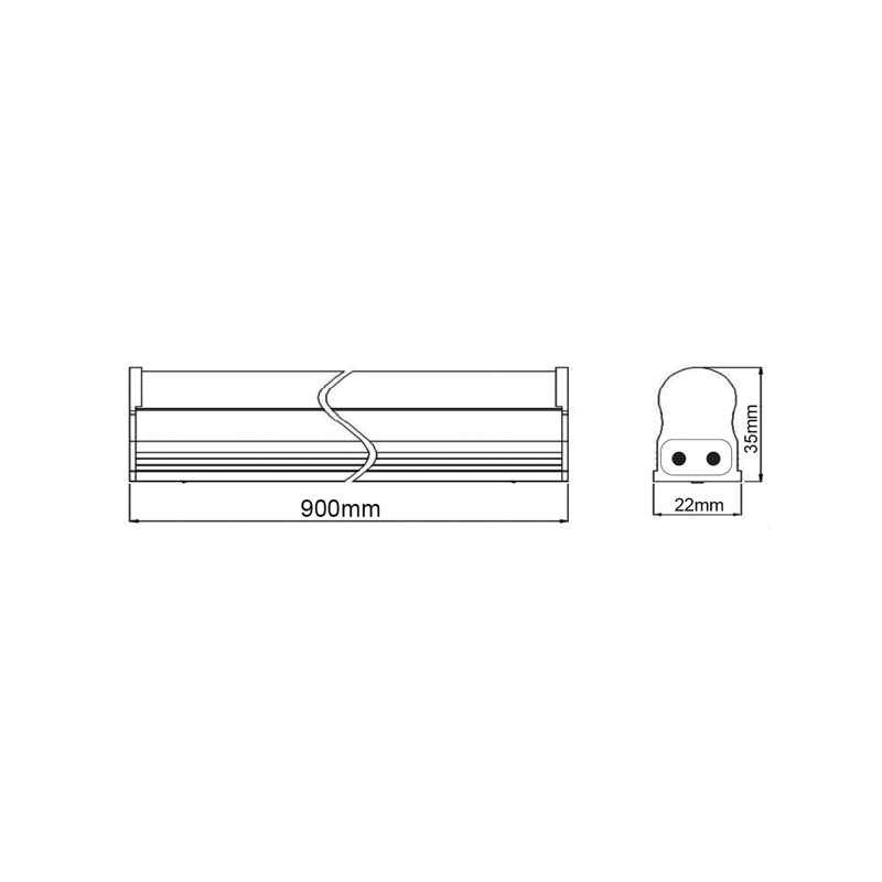 LED T5 LIGHT ON-OFF 13W 900mm 6000K 1420Lm 230V 180° Ra80 PHILO13CW