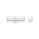 LED T5 LIGHT ON-OFF 8W 600mm 3000K 800Lm 230V 180° Ra80 PHILO8WW