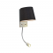 BASE FOR WALL LUMINAIRE 1XE27+3WLEDSPIRAL CHROME METALLIC WITH CONTACT PYTHON OD5610BSLED