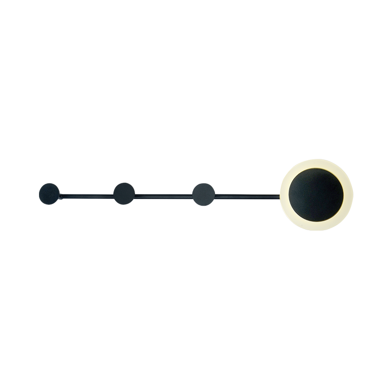 ^WALL MOUNTED LIGHTING LED 7W 3000K 560LM BLACK METALLIC 70Χ7Χ15CM VALENTINO ZM71LEDW70BK