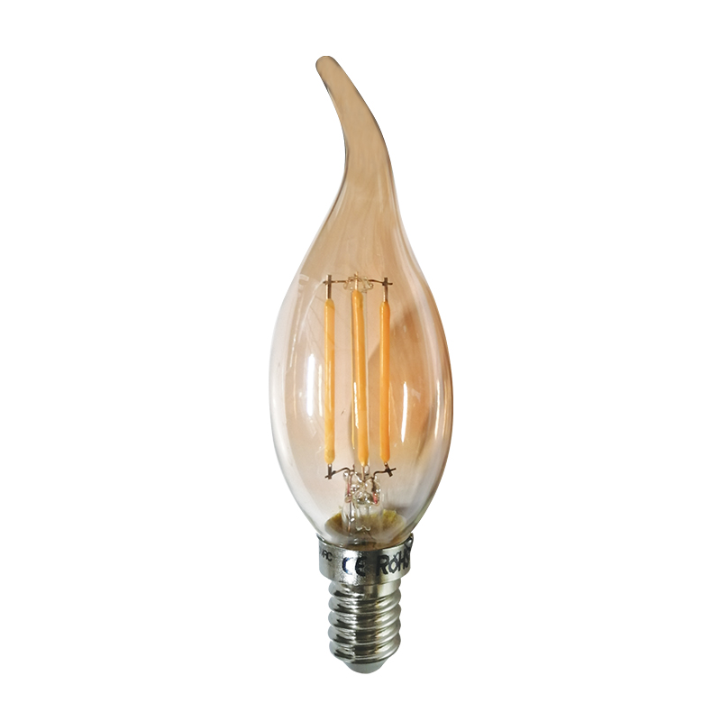 LED CANDLE TIP AMBER STEP DIM E14 230V 5W 2700K 300° 400LM Ra80 DECO5WWTIPAMSD LED CANDLE TIP AMBER STEP DIM E14 230V 5W 2700K 300° 400LM Ra80 DECO5WWTIPAMSD