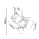 ^TRACK LIGHT No242 WHITE 4WIRE PAR30 E27 242TLW4W