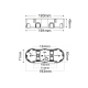 FL.MOUNT.JUNCT.MOLLOW.WALLS BOX 6/7 MODULES GR10060