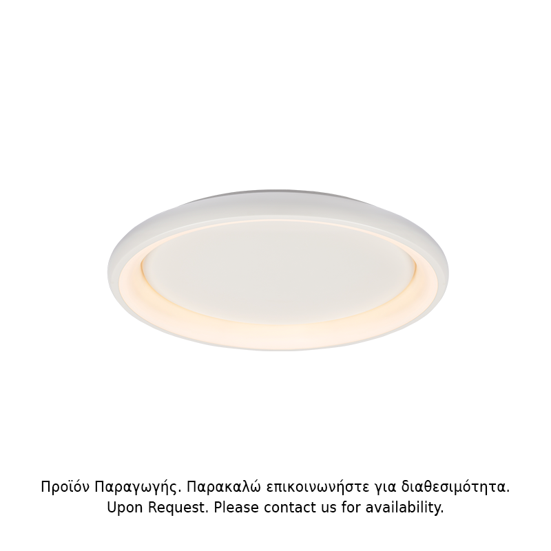 CEILING LUMINAIRE LED 34W DIMMER 3000K 2330LM WHITE METAL D41XH8,5CM DIANA BR71LEDC41WHD
