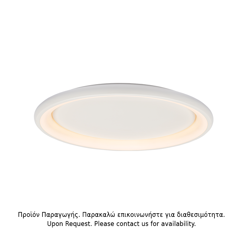 CEILING LUMINAIRE LED 100W DIMMER 3000K 7010LM WHITE METAL D81XH8,5CM DIANA BR71LEDC81WHD