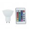 LED SMD GU10 230V 5W IR RGB+3000K 75° 400Lm Ra80 GU105RGBWN