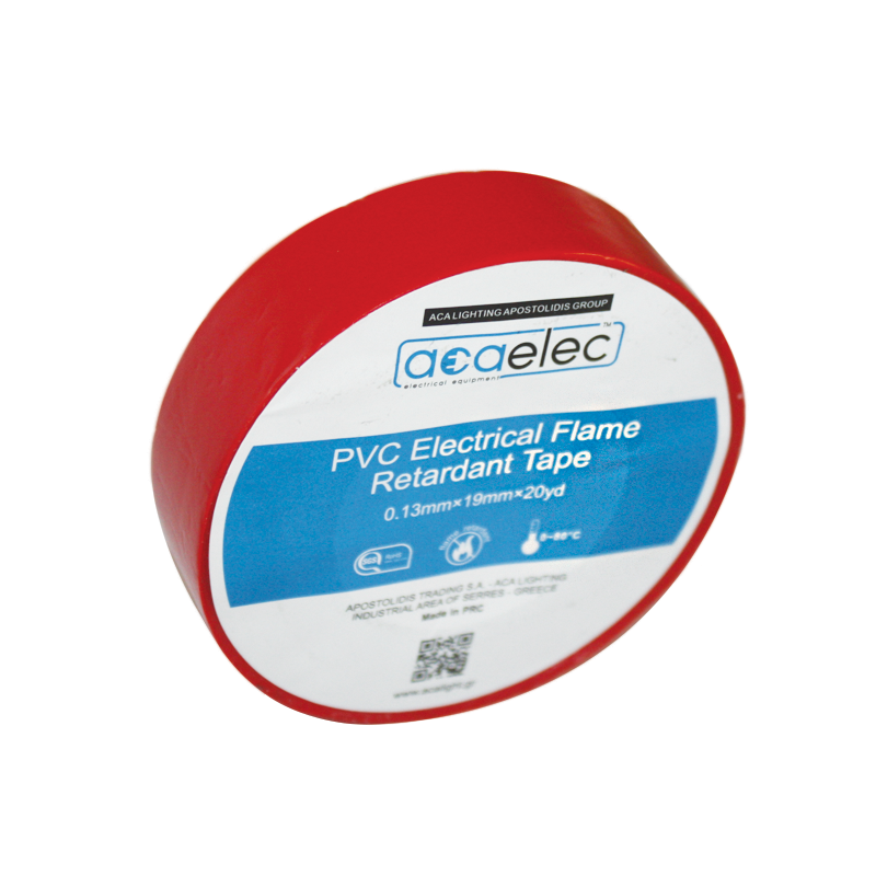 ^ ELECTRICAL PVC TAPE ACAELEC RED 0.13mmx19mmx20yds DY00000023