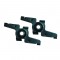 INSTALLATION KIT 2PCS FOR SURFACE MATTE BLACK MAGNETIC TRACK MSKITB