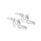 INSTALLATION KIT 2PCS FOR SURFACE MATTE WHITE MAGNETIC TRACK MSKITW