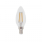 LED FILAMENT E14 C35 4W 4000K 230V AC 490LM RA80 FLAM4NW