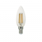 LED FILAMENT E14 C35 6W 6500K 230V AC 780LM RA80 FLAM6CW