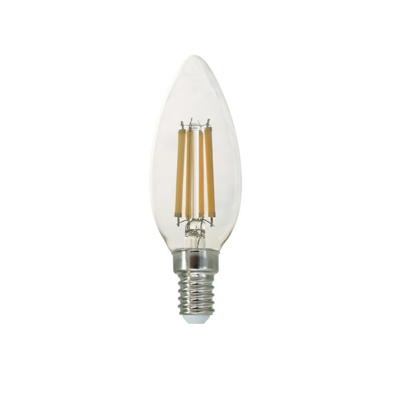 LED FILAMENT E14 C35 7W 6500K 230V AC 900LM RA80 FLAM7CW