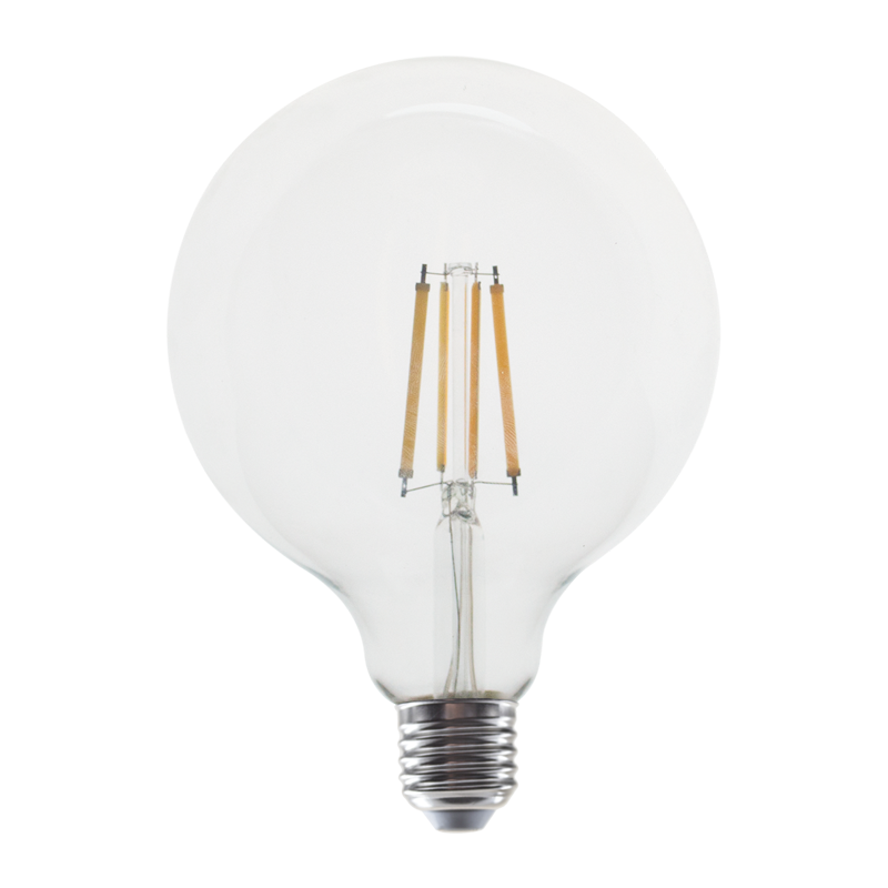 LED FILAMENT E27 G125 10W 4000K 230V AC 1260LM RA80 PALA12510NW