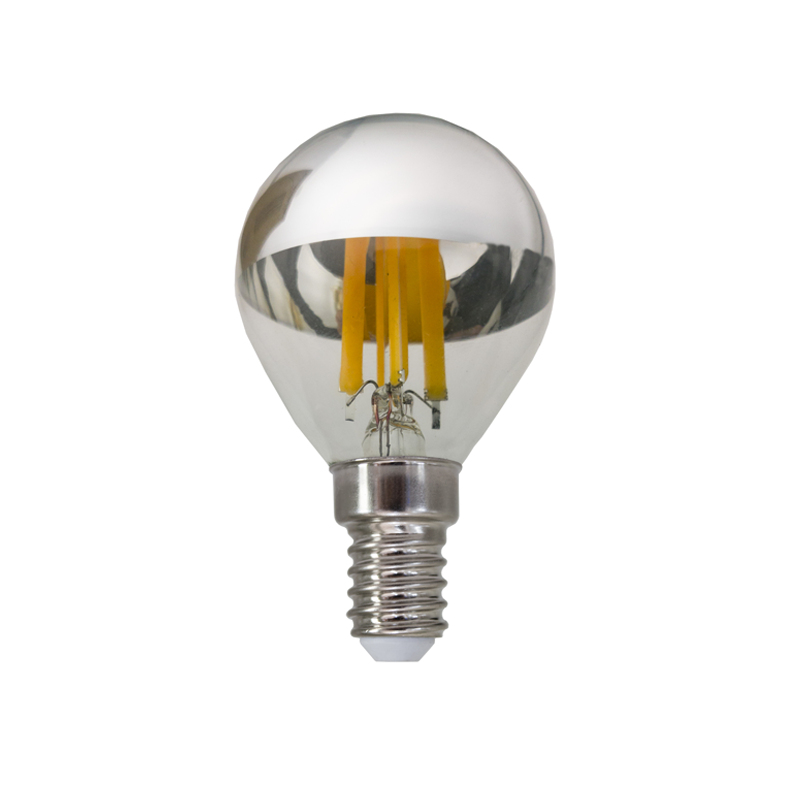 LED FILAMENT E14 DIM G45 SILVER 5W 2700K 230V AC 620LM RA80 BOVA5WWDIMS LED FILAMENT E14 DIM G45 SILVER 5W 2700K 230V AC 620LM RA80 BOVA5WWDIMS