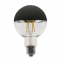 LED FILAMENT E27 DIM G95 BLACK 8W 2700K 230V AC 900LM RA80 PALA958WWDIMB
