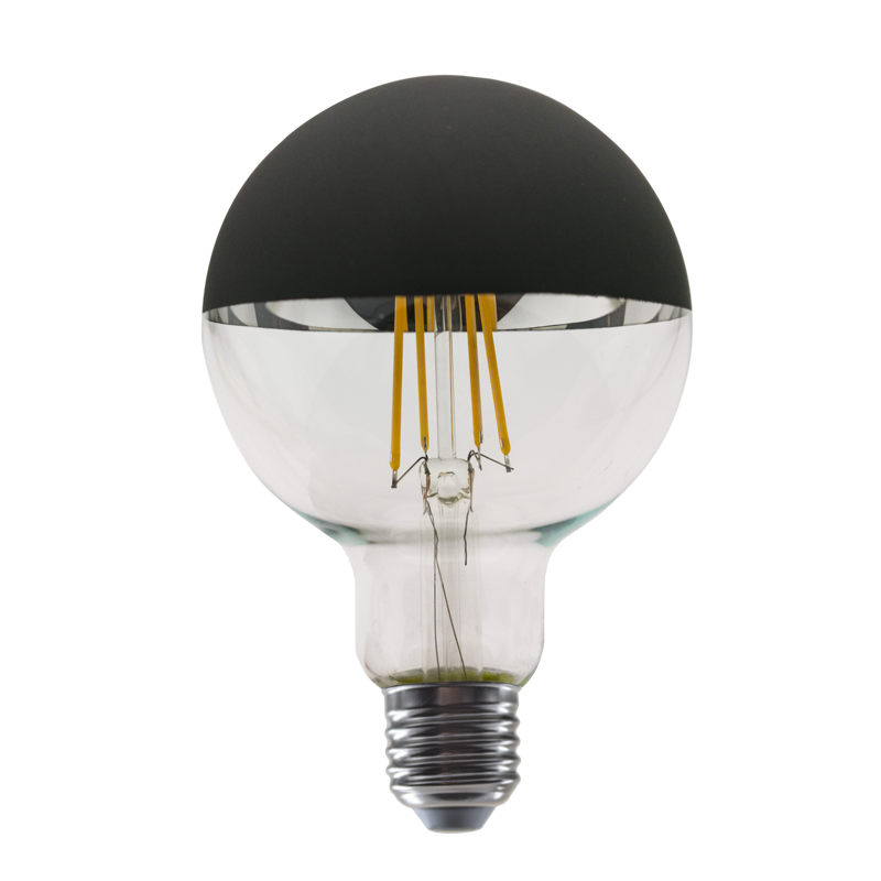 LED FILAMENT E27 DIM G95 BLACK 8W 2700K 230V AC 900LM RA80 PALA958WWDIMB LED FILAMENT E27 DIM G95 BLACK 8W 2700K 230V AC 900LM RA80 PALA958WWDIMB