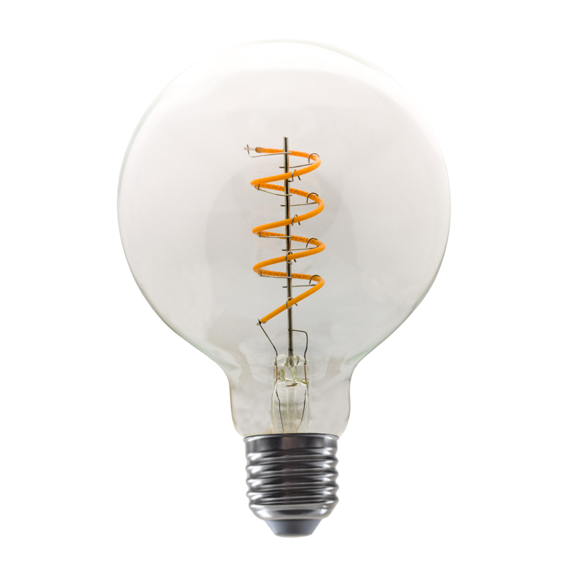 LED FILAMENT E27 DIM G95 SPIRAL 4W 1800K 230V AC 300LM RA80 PALA954WWSDIM LED FILAMENT E27 DIM G95 SPIRAL 4W 1800K 230V AC 300LM RA80 PALA954WWSDIM