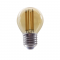 LED FILAMENT E27 STEP-DIM G45 AMBER 4W 2700K 230V AC 500LM RA80 ALIN4WWAMSD