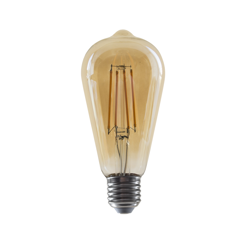 LED FILAMENT E27 STEP-DIM ST64 AMBER 8W 2700K 230V AC 920LM RA80 CONDI8WWAMSD LED FILAMENT E27 STEP-DIM ST64 AMBER 8W 2700K 230V AC 920LM RA80 CONDI8WWAMSD